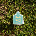 Lumina West Cow Tag Sticker
