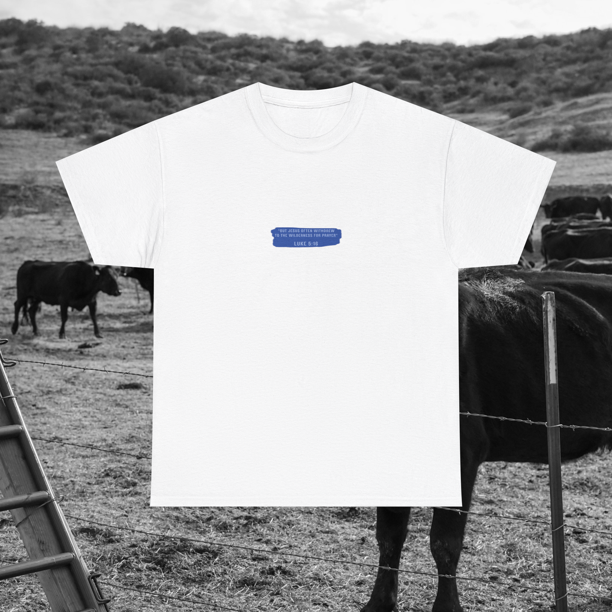 Luke 5:16 Sun Print T-shirt